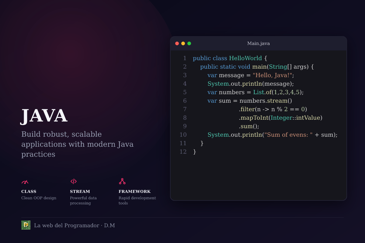 Desarrollo Java