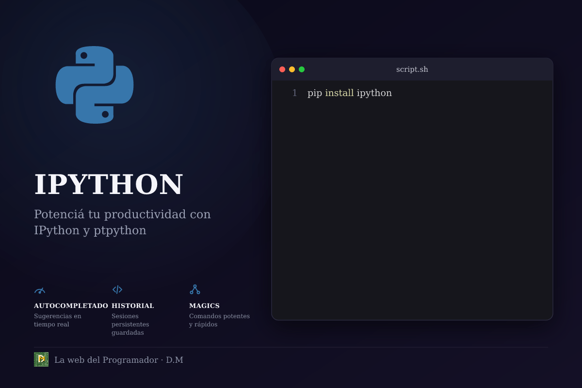 Reemplazá el REPL de Python por IPython o ptpython y potenciá tu productividad