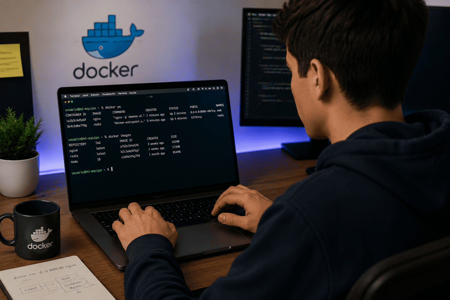 Explora Docker Desktop: tu guía completa sobre contenedores, imágenes y volúmenes