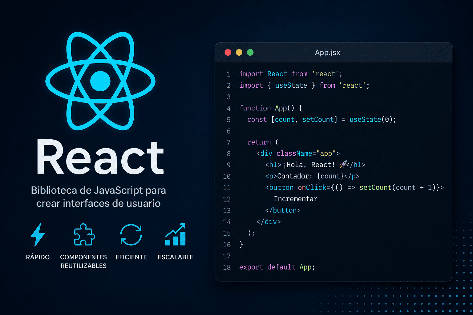 React