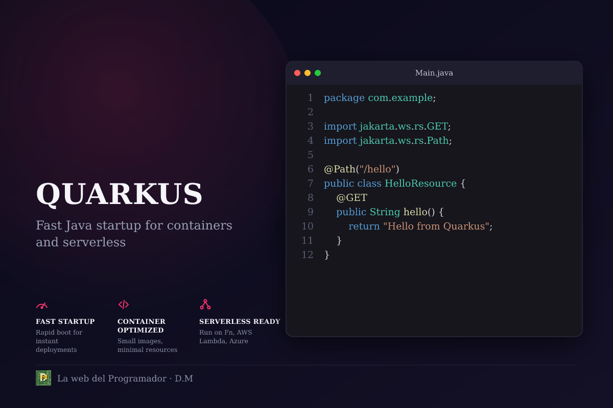 Quarkus en Producción: Guía Completa para Containers y Serverless