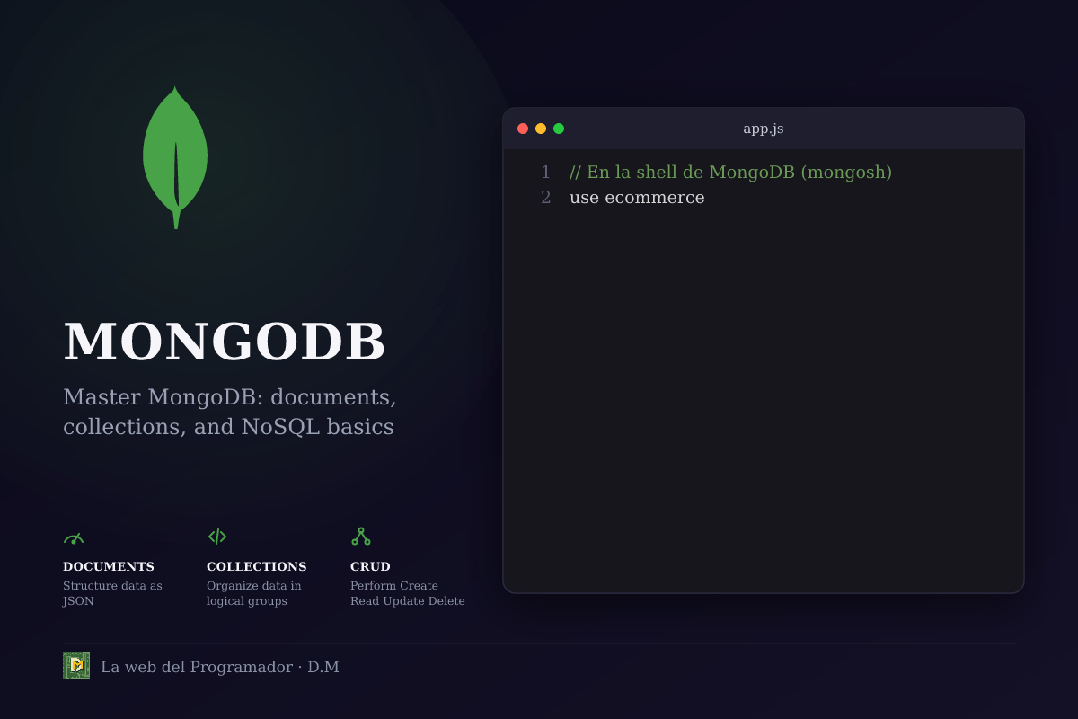 MongoDB desde cero: documentos, colecciones y el cambio del modelo NoSQL